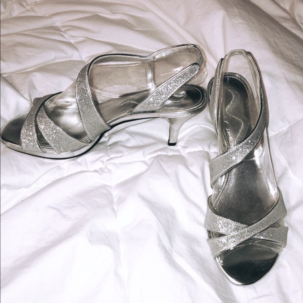 Silver Heels for Prom